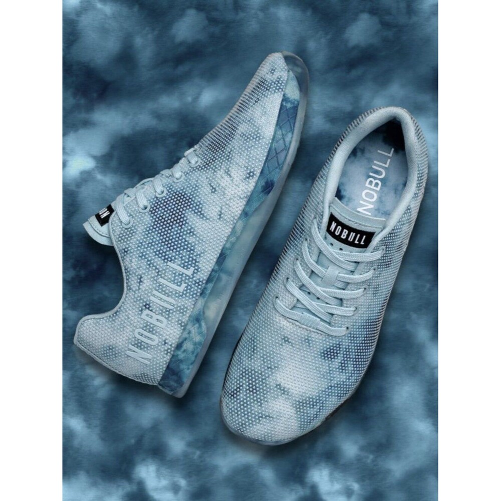 Nobull SuperFabric Trainer CrossFit Shoe in Blue Arctic Camo Size 7